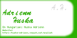 adrienn huska business card